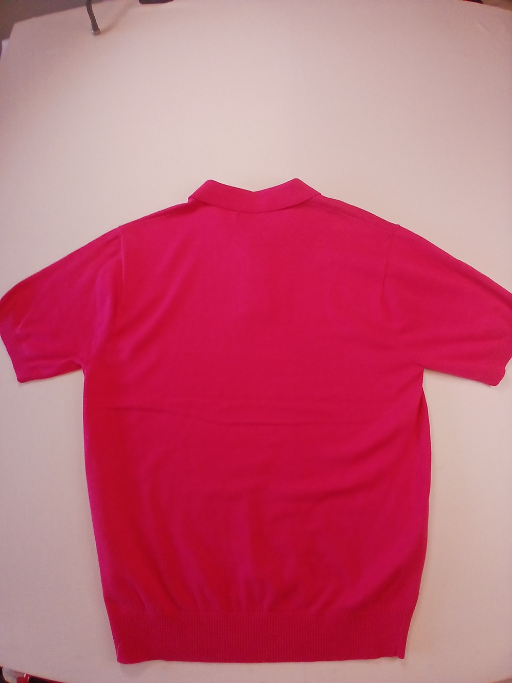 Stussy Men’s Hot Pink Polo Shirt - Picture 5 of 12